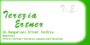 terezia ertner business card